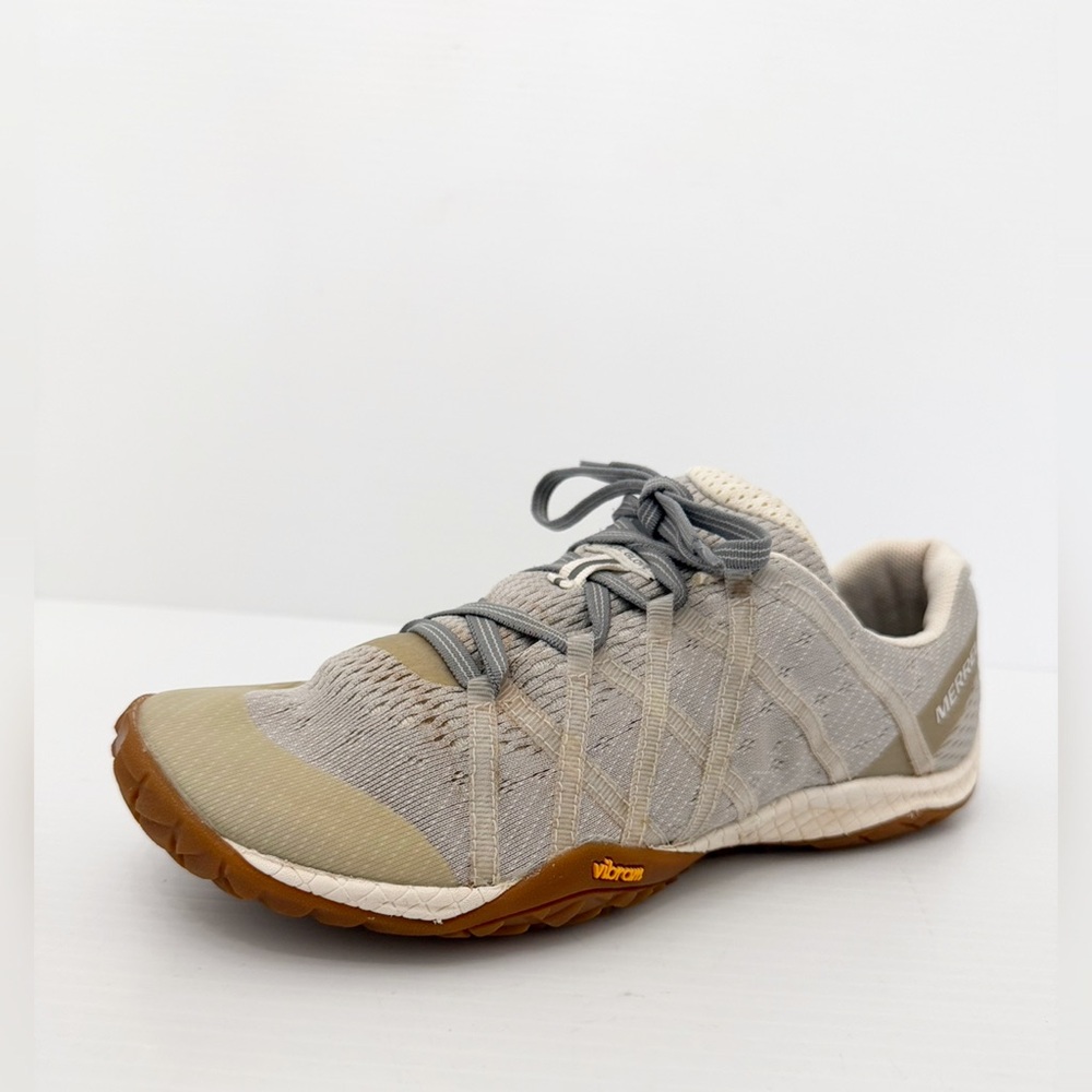 Merrell Womens Trail Glove 4 Running Gray Sneakers Barefoot Minimalist Size 7.5